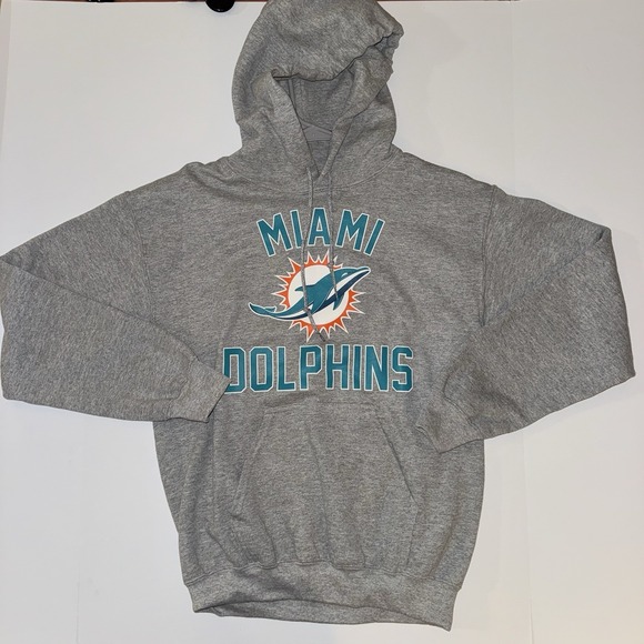 Other - Men's Small NFL Apparel Miami Dolphins Hoodie Gray Long Sleeve Logo